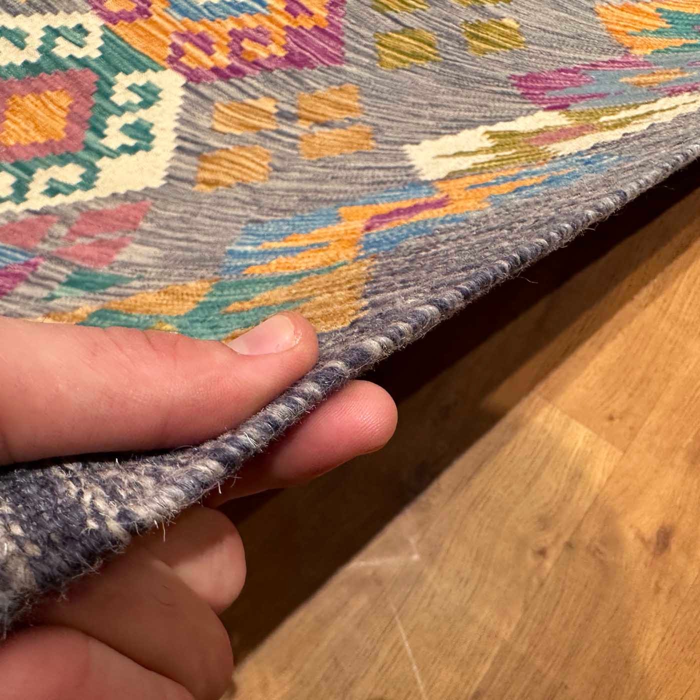 El Dokuma Anadolu Desenli Yün Kilim (210x300 cm) - Görsel 9