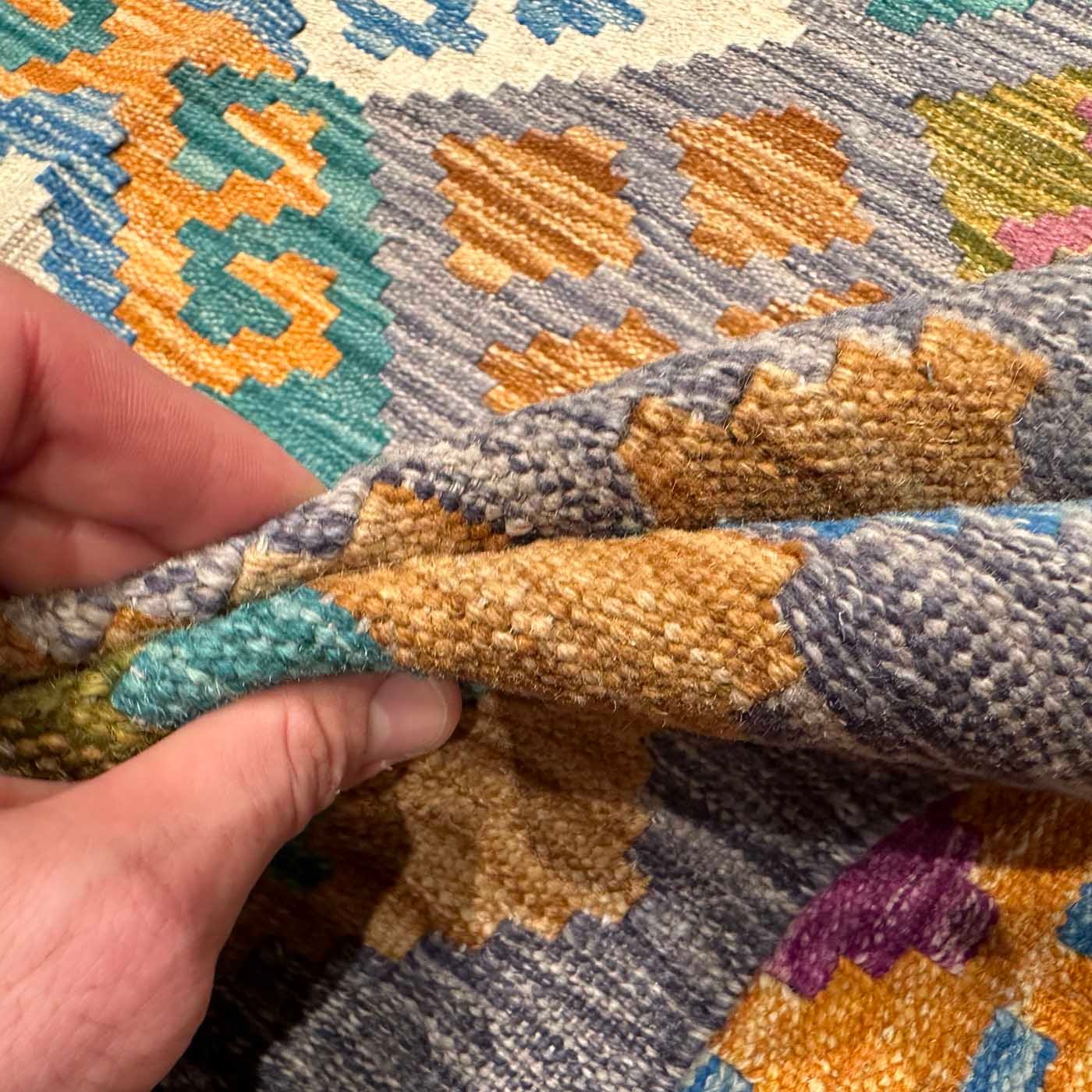 El Dokuma Anadolu Desenli Yün Kilim (210x300 cm) - Görsel 2