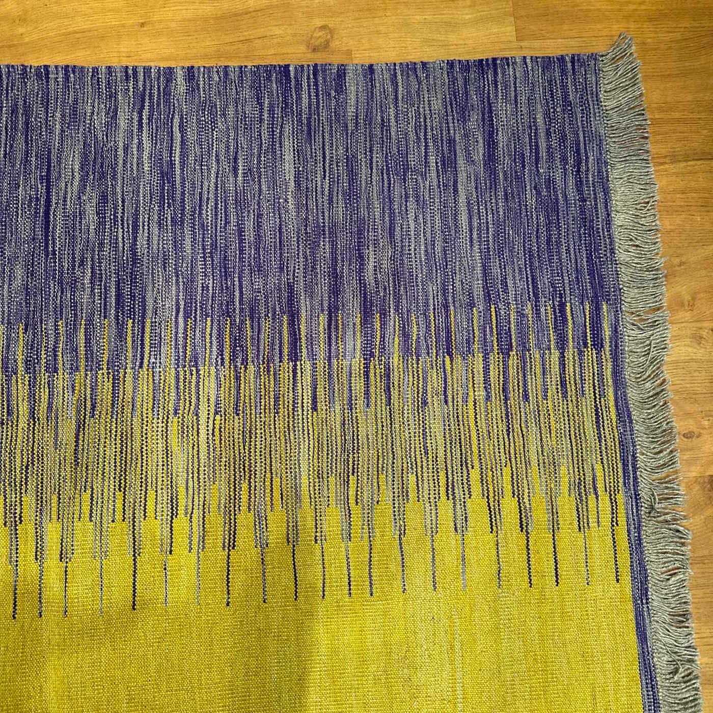 El Dokuma Modern Yün Kilim (200x300 cm) - Görsel 8