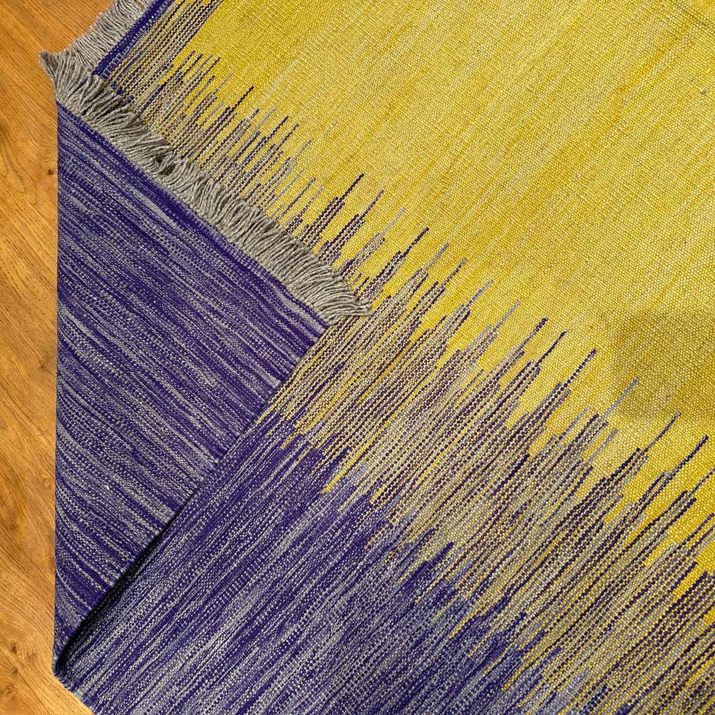 El Dokuma Modern Yün Kilim (200x300 cm) - Görsel 4