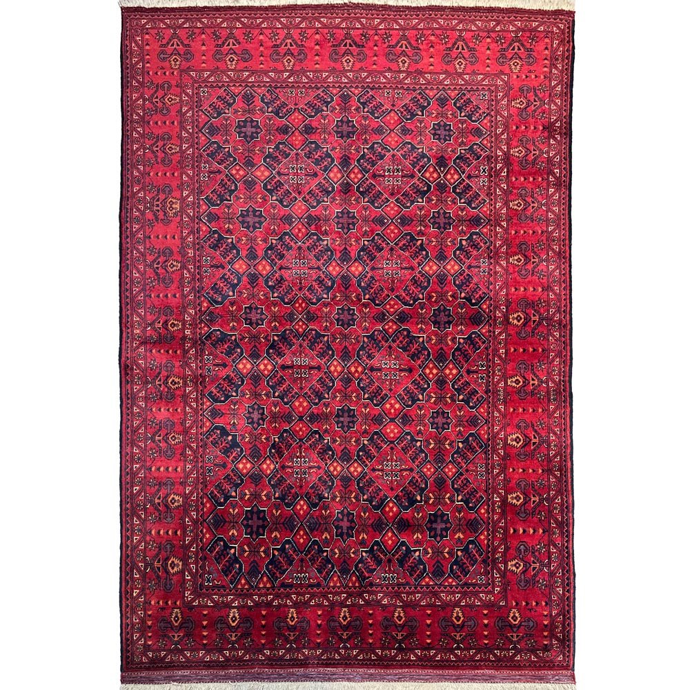 El Dokuma Afgan Khal Mohammadi Yün Halı (150x200 cm)