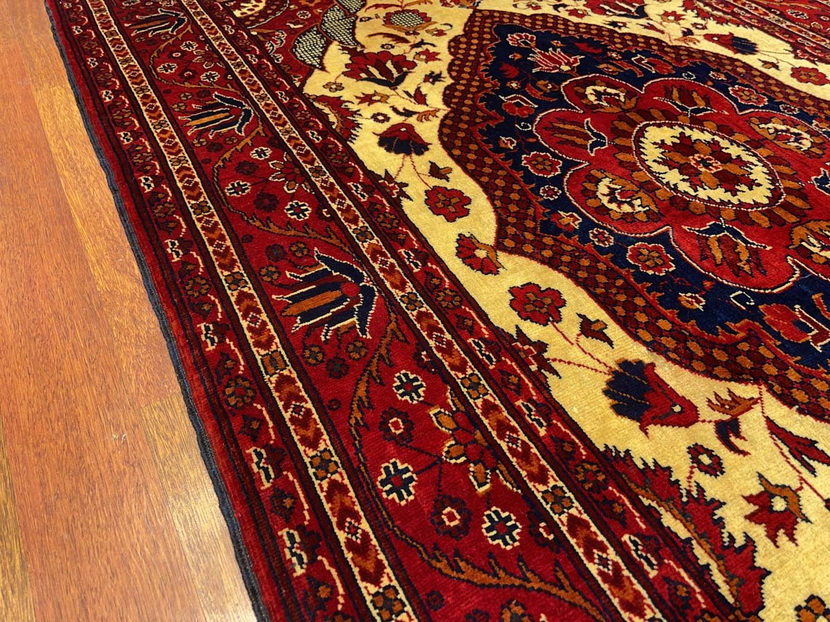 El Dokuma Madalyon Afgan Bilicik Yün Halı (120x200 cm) - Görsel 8
