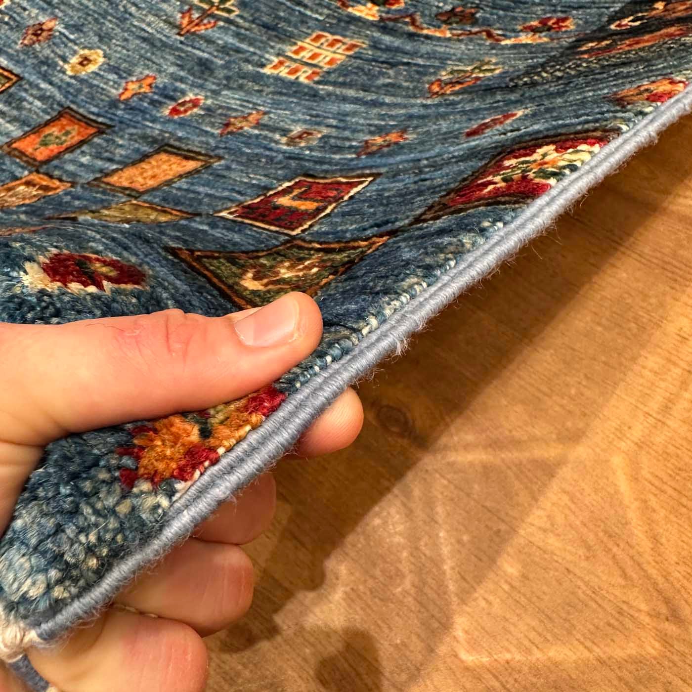 El Dokuma Afgan Kabile Yün Yolluk Halı (85x245 cm) - Görsel 11
