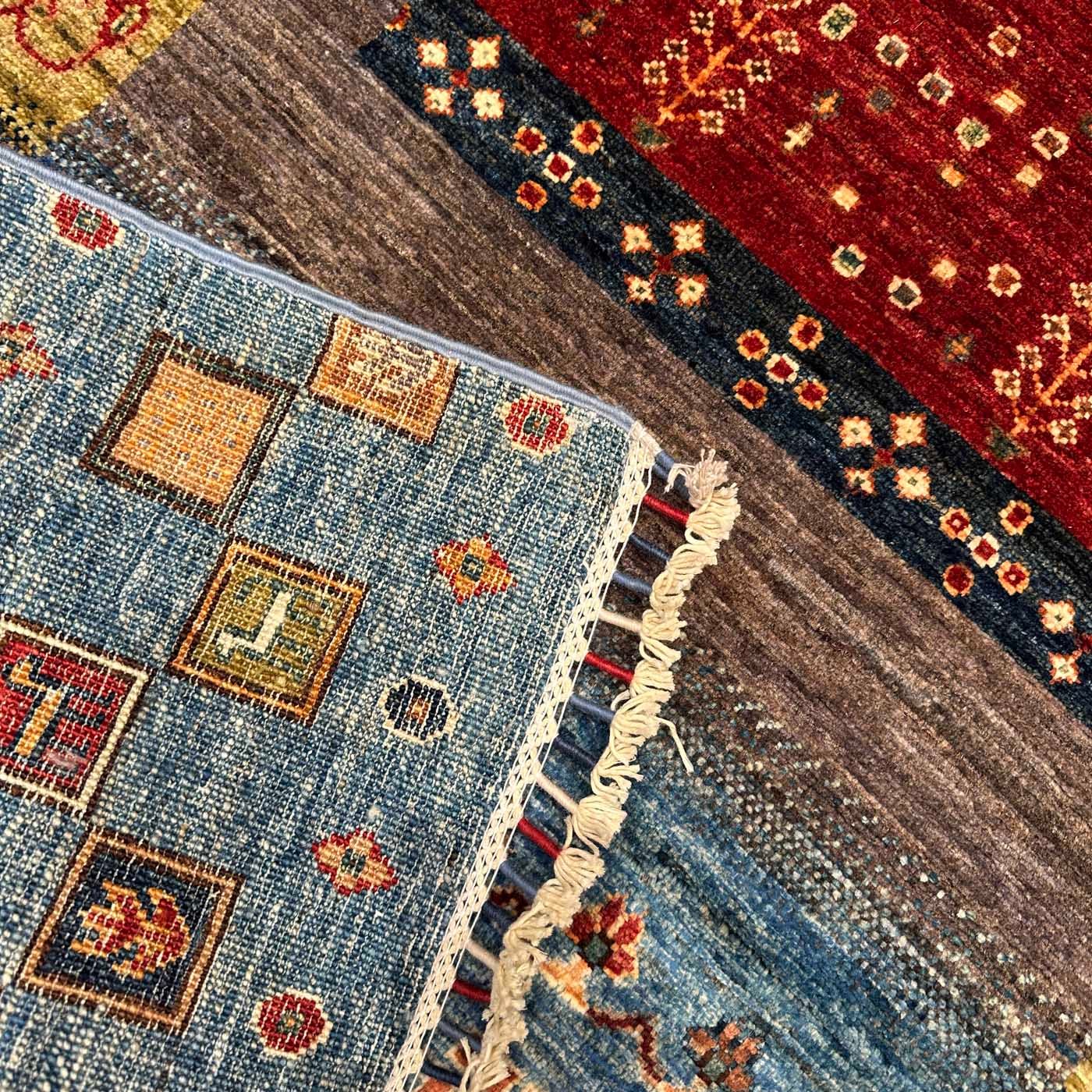 El Dokuma Afgan Kabile Yün Yolluk Halı (85x245 cm) - Görsel 7