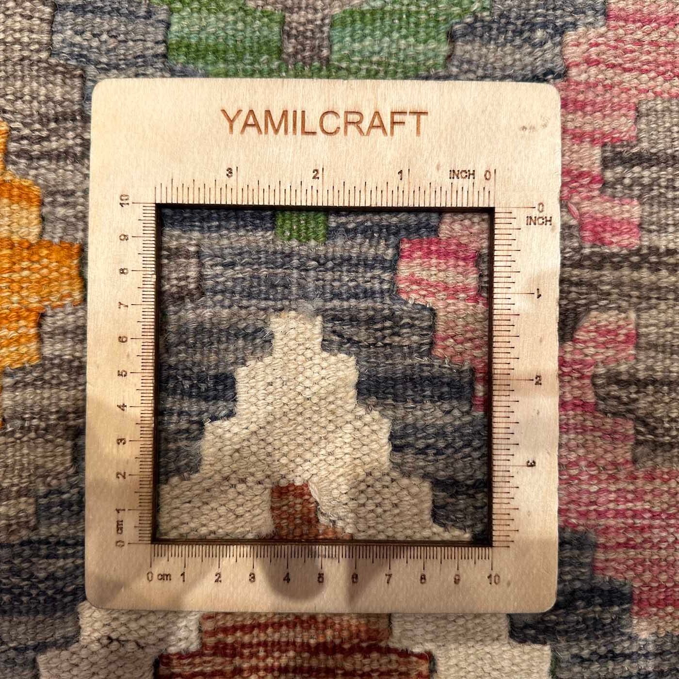 El Dokuma Anadolu Desenli Yün Kilim (170x235 cm) - Görsel 6