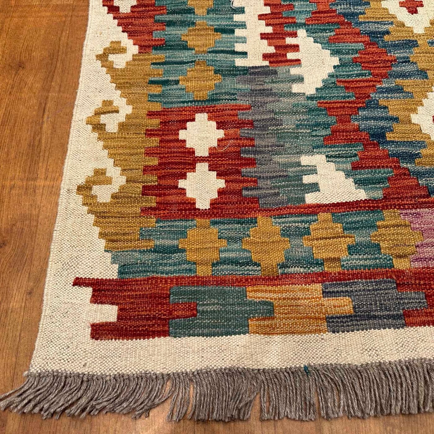 El Dokuma Anadolu Desenli Yün Kilim (175x235 cm) - Görsel 3