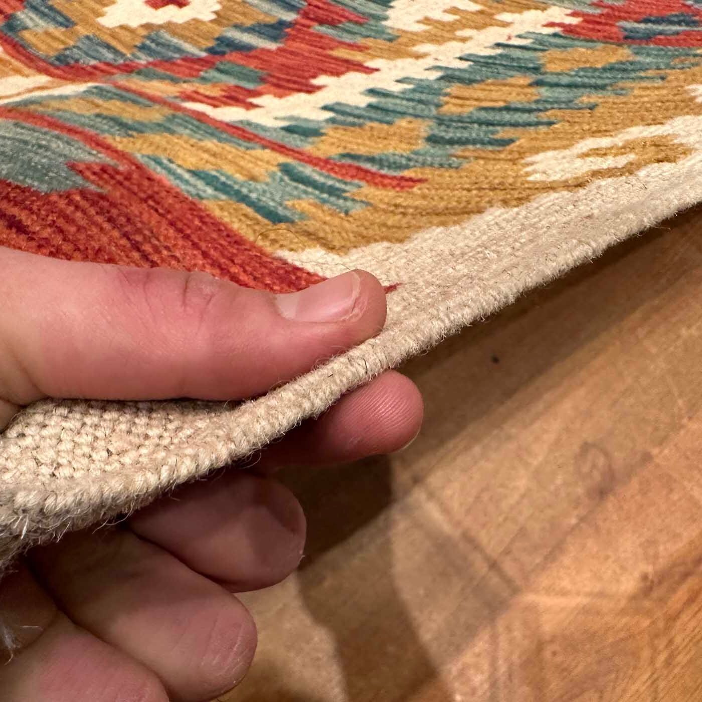El Dokuma Anadolu Desenli Yün Kilim (175x235 cm) - Görsel 9