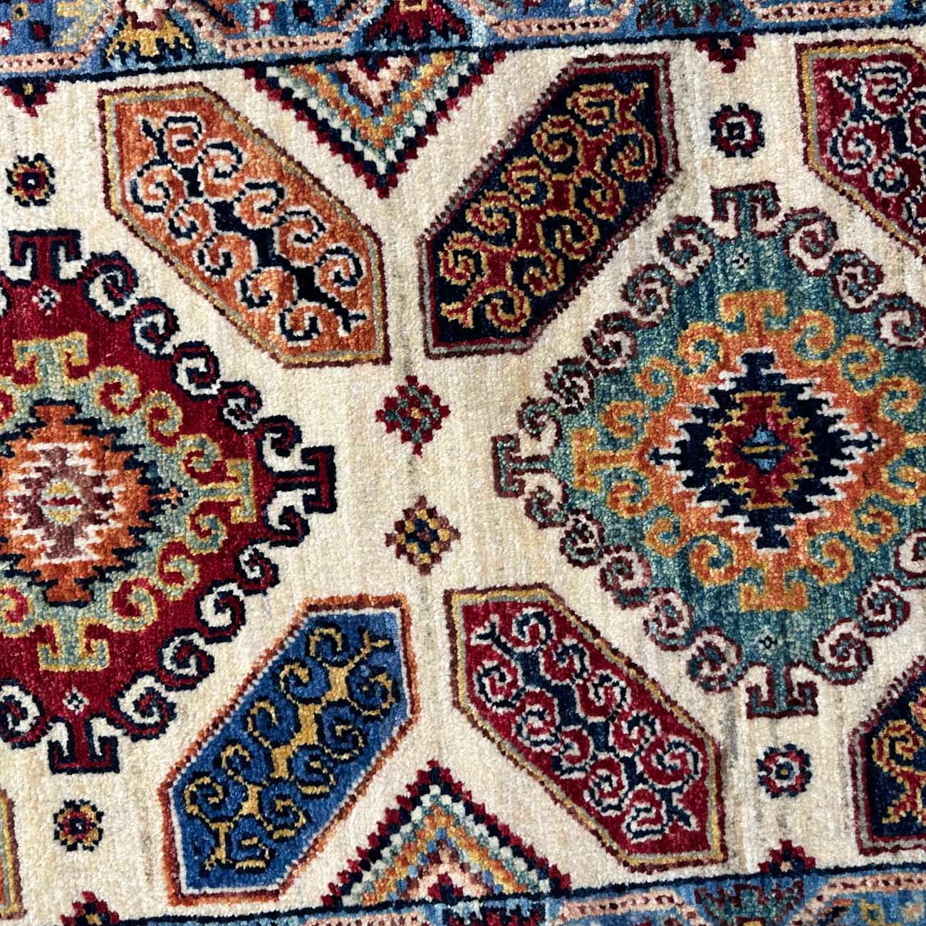 El Dokuma Kaşkai İran Yün Yolluk Halı (60x90 cm) - Görsel 2