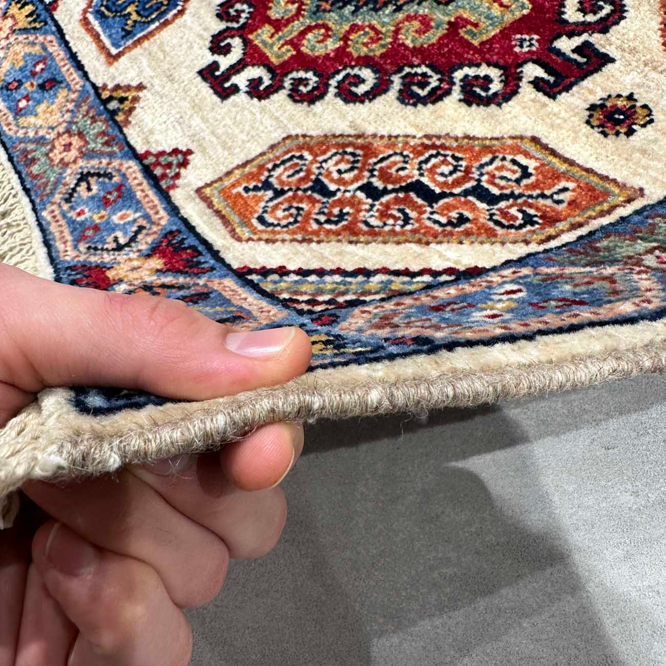 El Dokuma Kaşkai İran Yün Yolluk Halı (60x90 cm) - Görsel 8