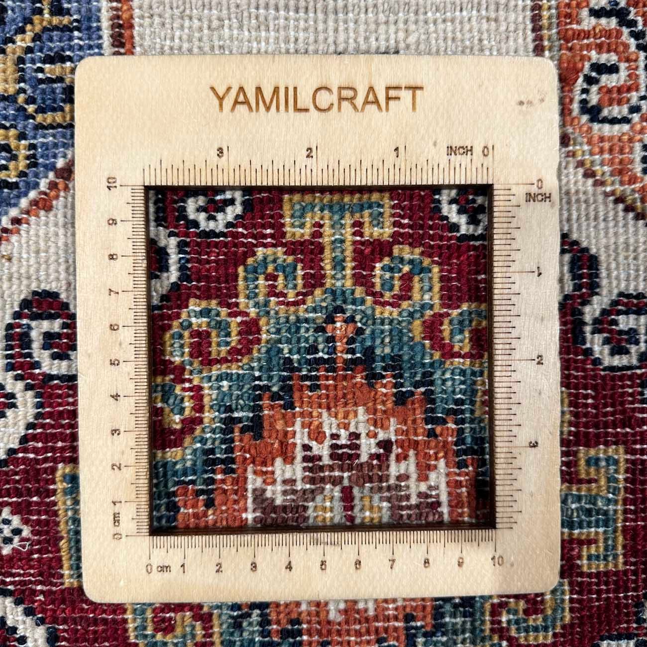 El Dokuma Kaşkai İran Yün Yolluk Halı (60x90 cm) - Görsel 5