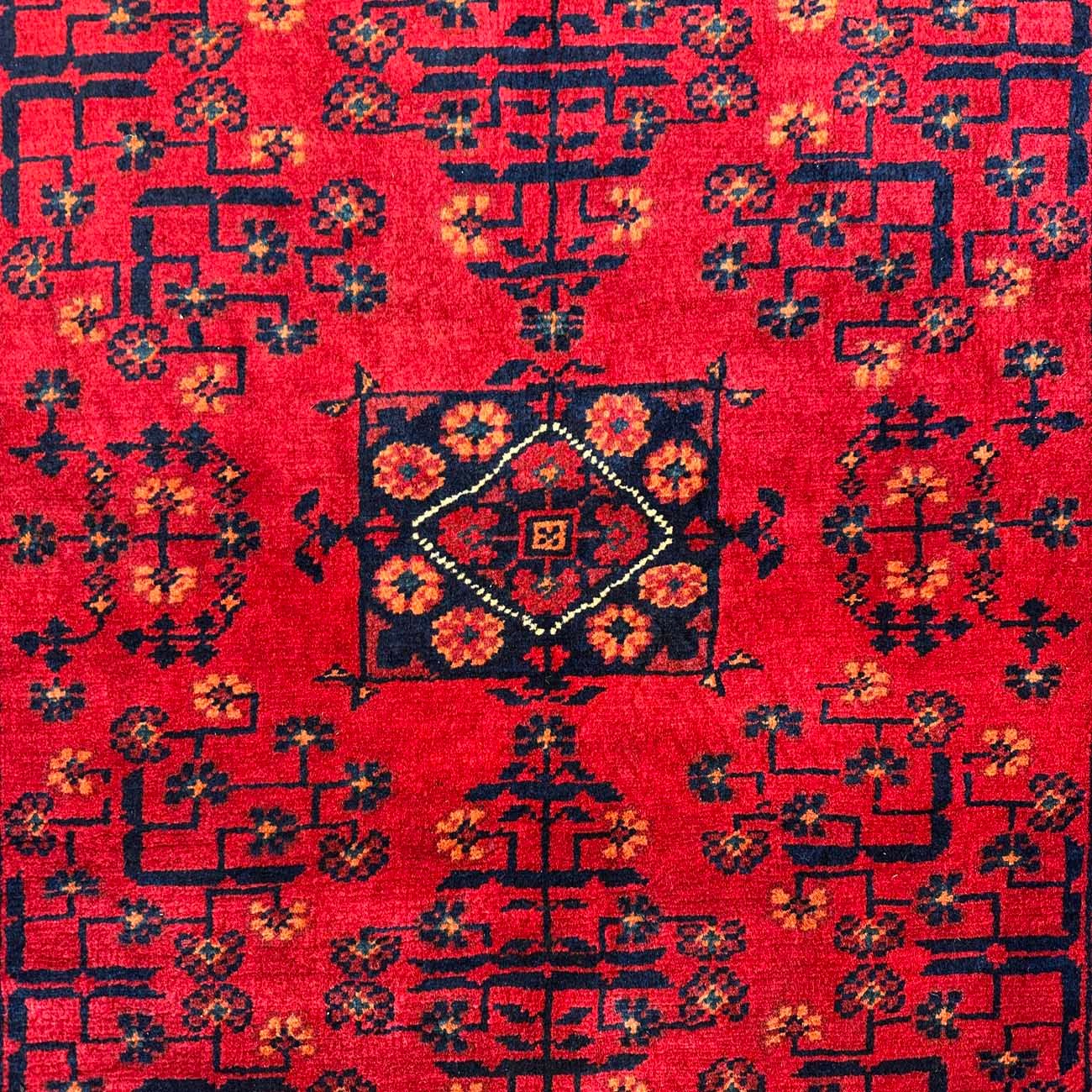 El Dokuma Afgan Khal Muhammadi Yün Yolluk Halı (85x360 cm) - Görsel 2
