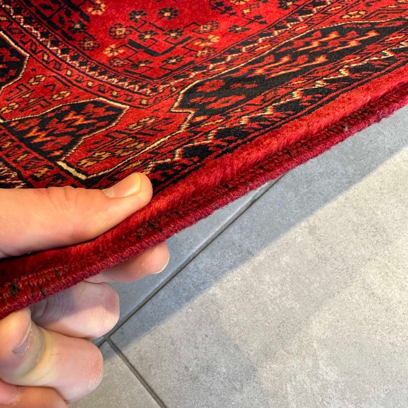 El Dokuma Afgan Khal Muhammadi Yün Yolluk Halı (85x360 cm) - Görsel 10