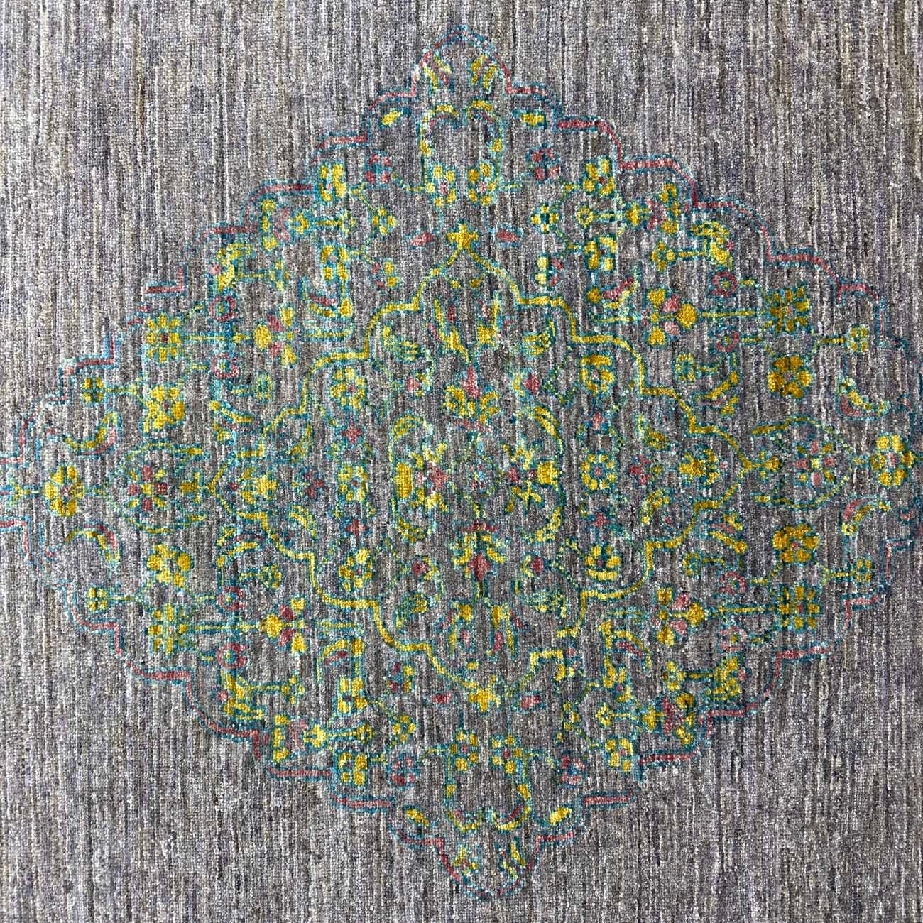 El Dokuma Modern Madalyon Sultani Yün Halı (175x230 cm) - Görsel 2