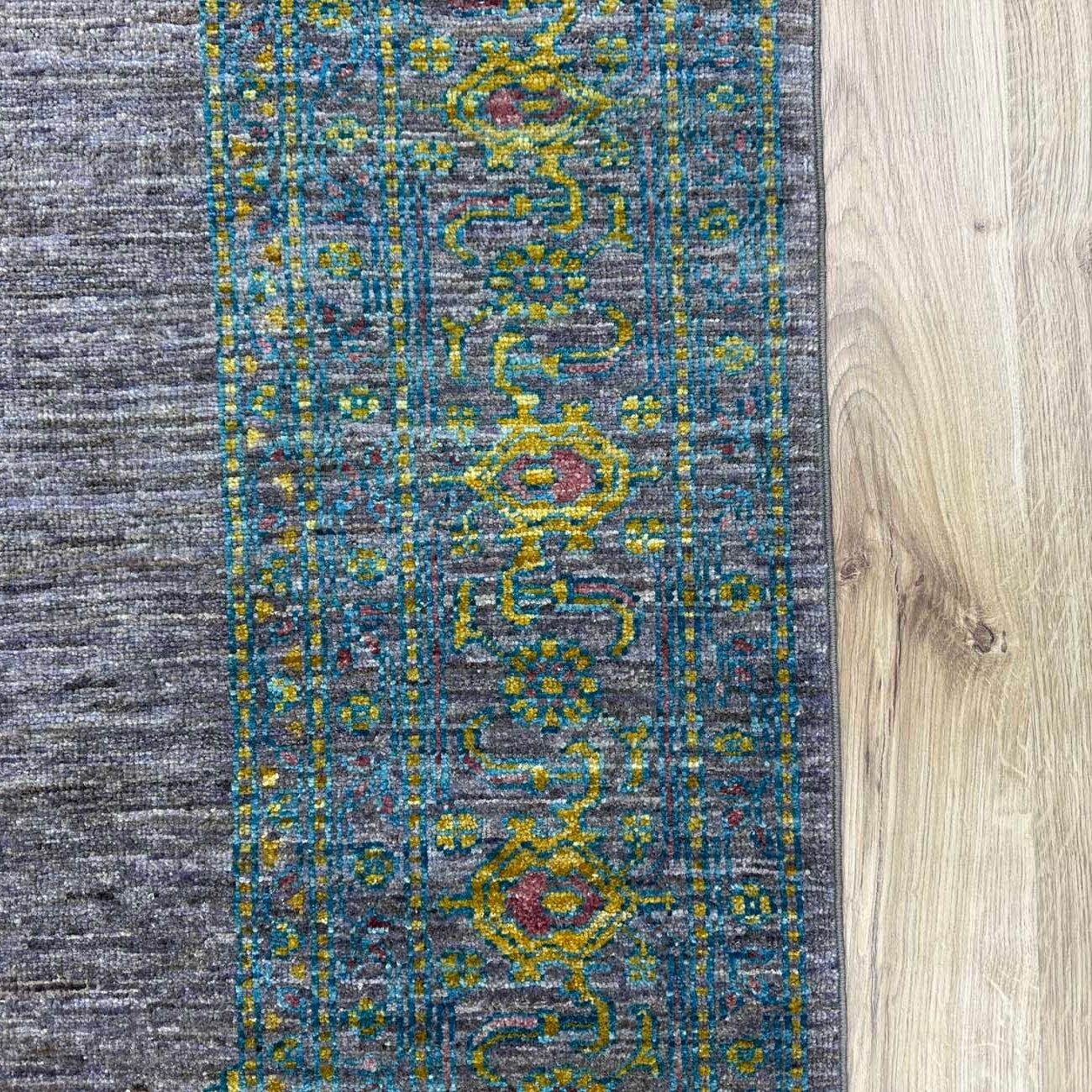 El Dokuma Modern Madalyon Sultani Yün Halı (175x230 cm) - Görsel 3