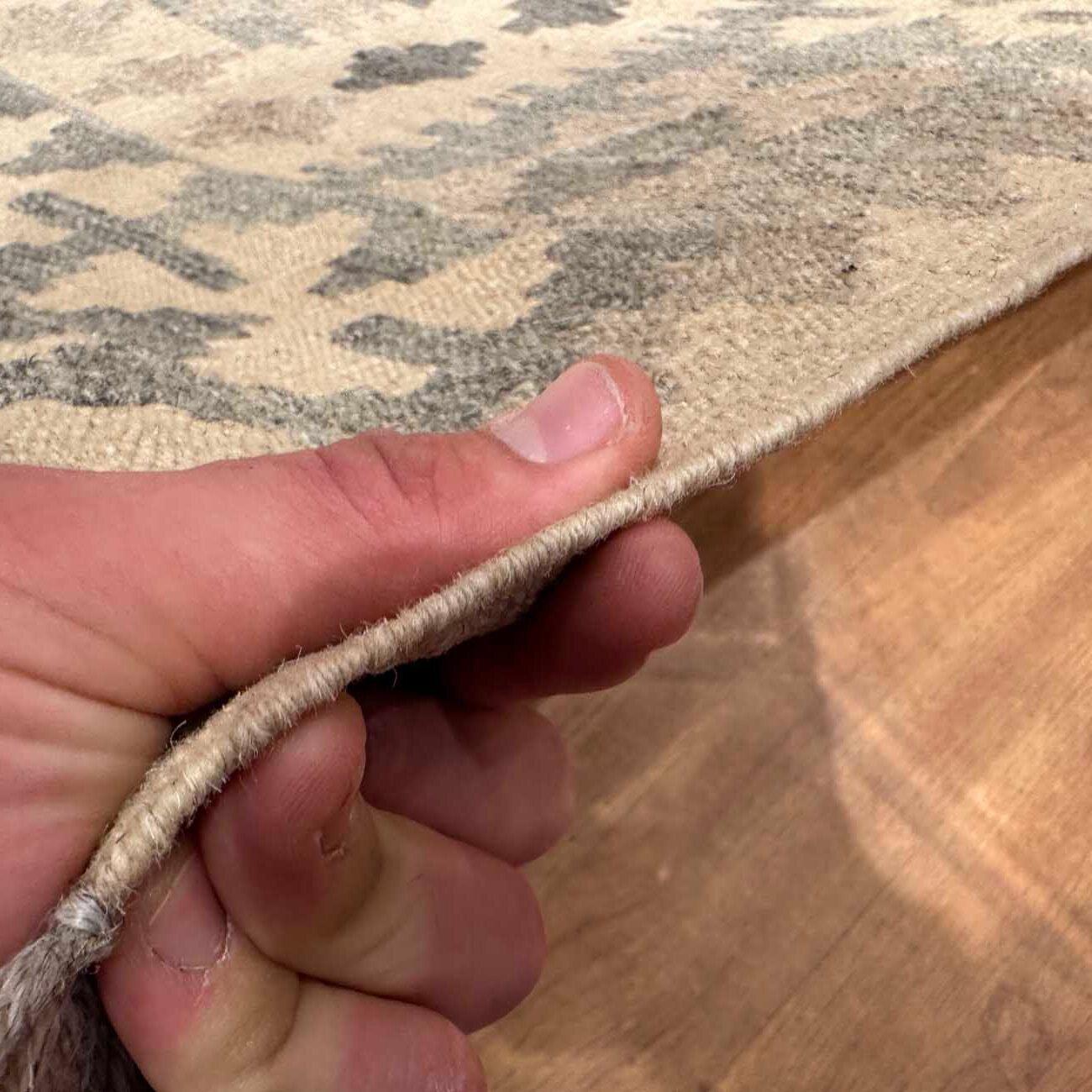 El Dokuma Natural Anadolu Desenli Yün Kilim (205x295 cm) - Görsel 9