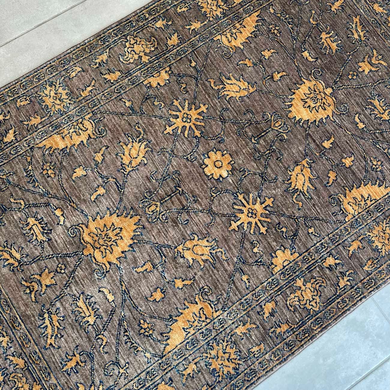 El Dokuma Sultani Yün Halı (100x155 cm) - Görsel 7