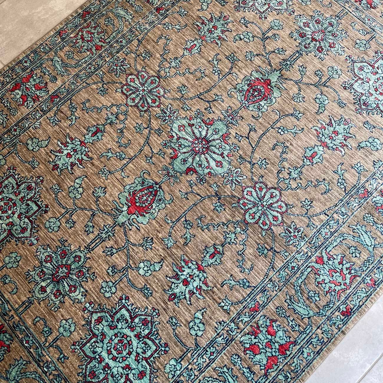 El Dokuma Sultani Yün Halı (150x200 cm) - Görsel 7