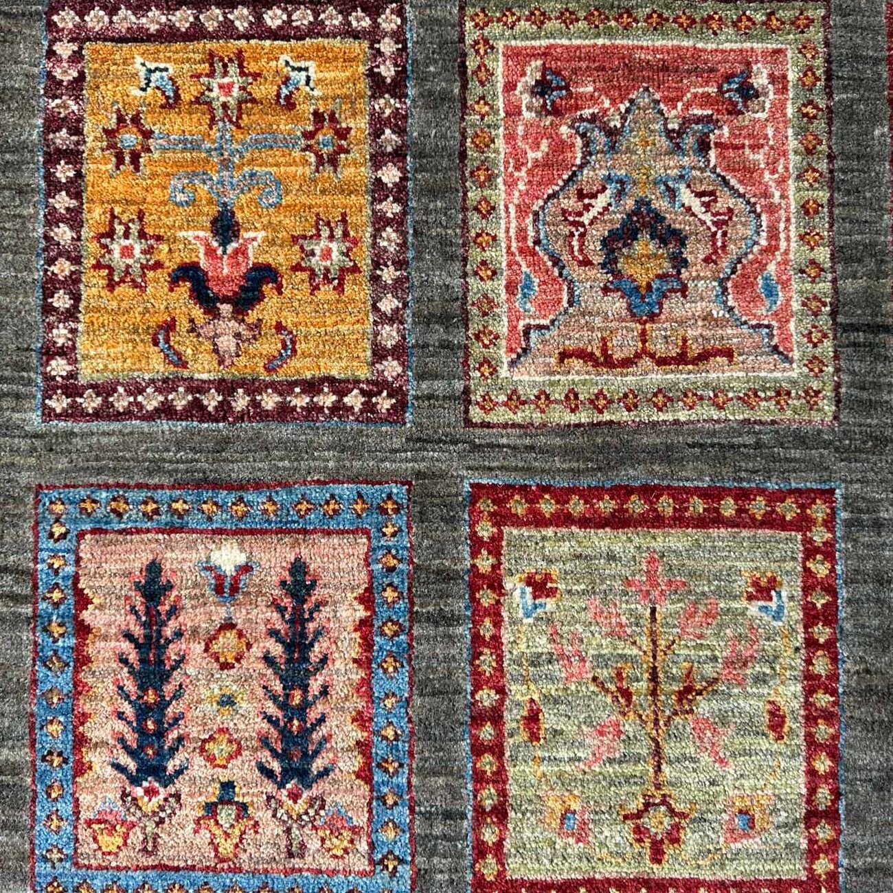 El Dokuma Bahtiyar Kabile Yün Halı (200x300 cm) - Görsel 2