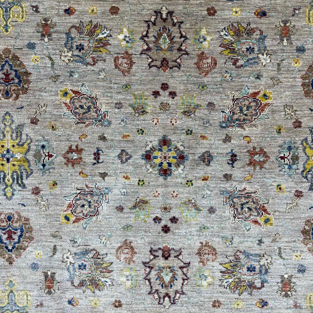 El Dokuma Gri Sultani Yün Halı (170x230 cm) - Görsel 3