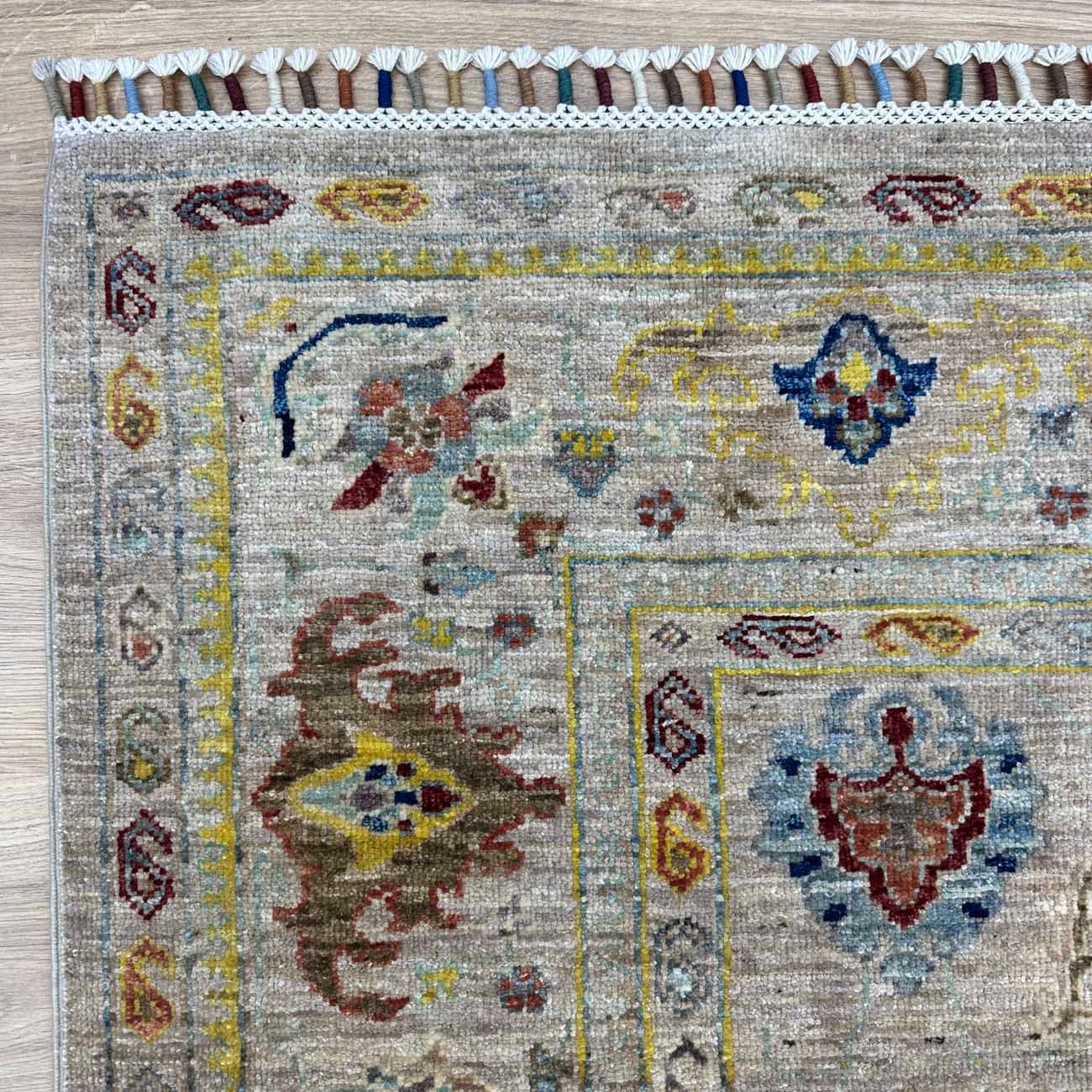 El Dokuma Gri Sultani Yün Halı (170x230 cm) - Görsel 9