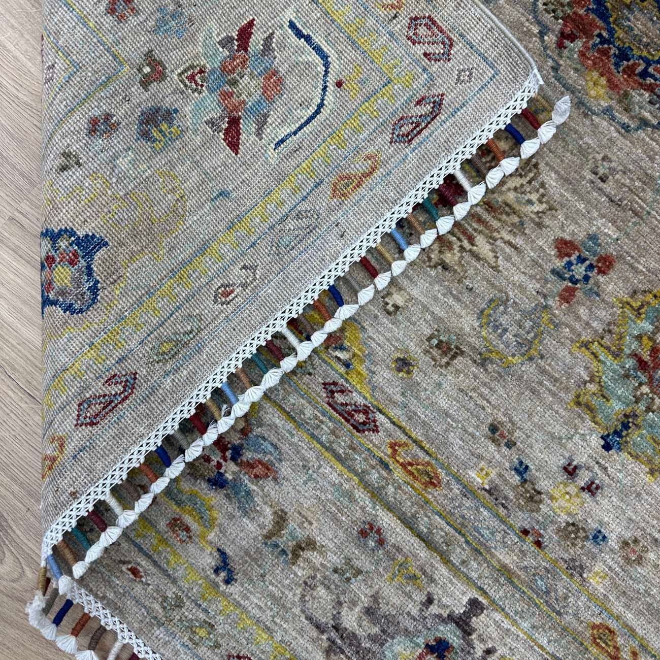 El Dokuma Gri Sultani Yün Halı (170x230 cm) - Görsel 6
