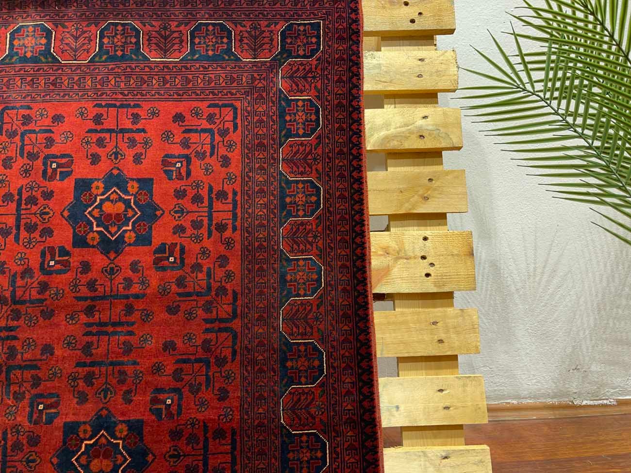 El Dokuma Bilicik Afgan Yün Yolluk Halı (80x300 cm) - Görsel 7