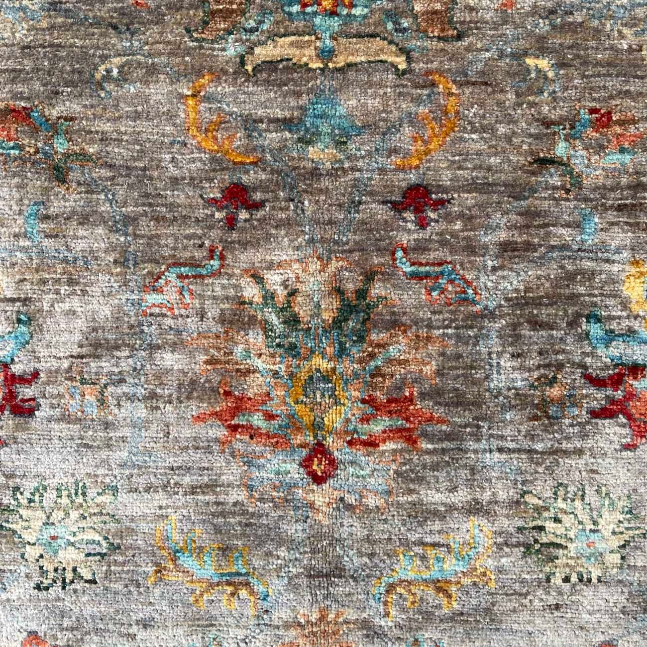 El Dokuma Gri Sultani Yün Halı (170x250 cm) - Görsel 2