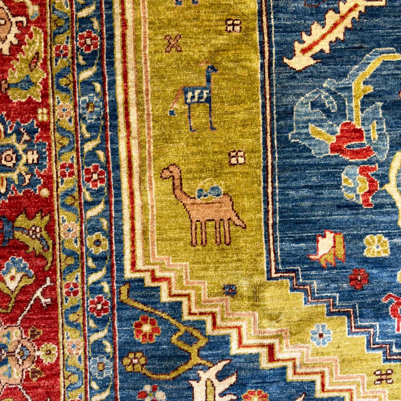 El Dokuma Sarapi İran Yün Halı (305x425 cm) - Görsel 9