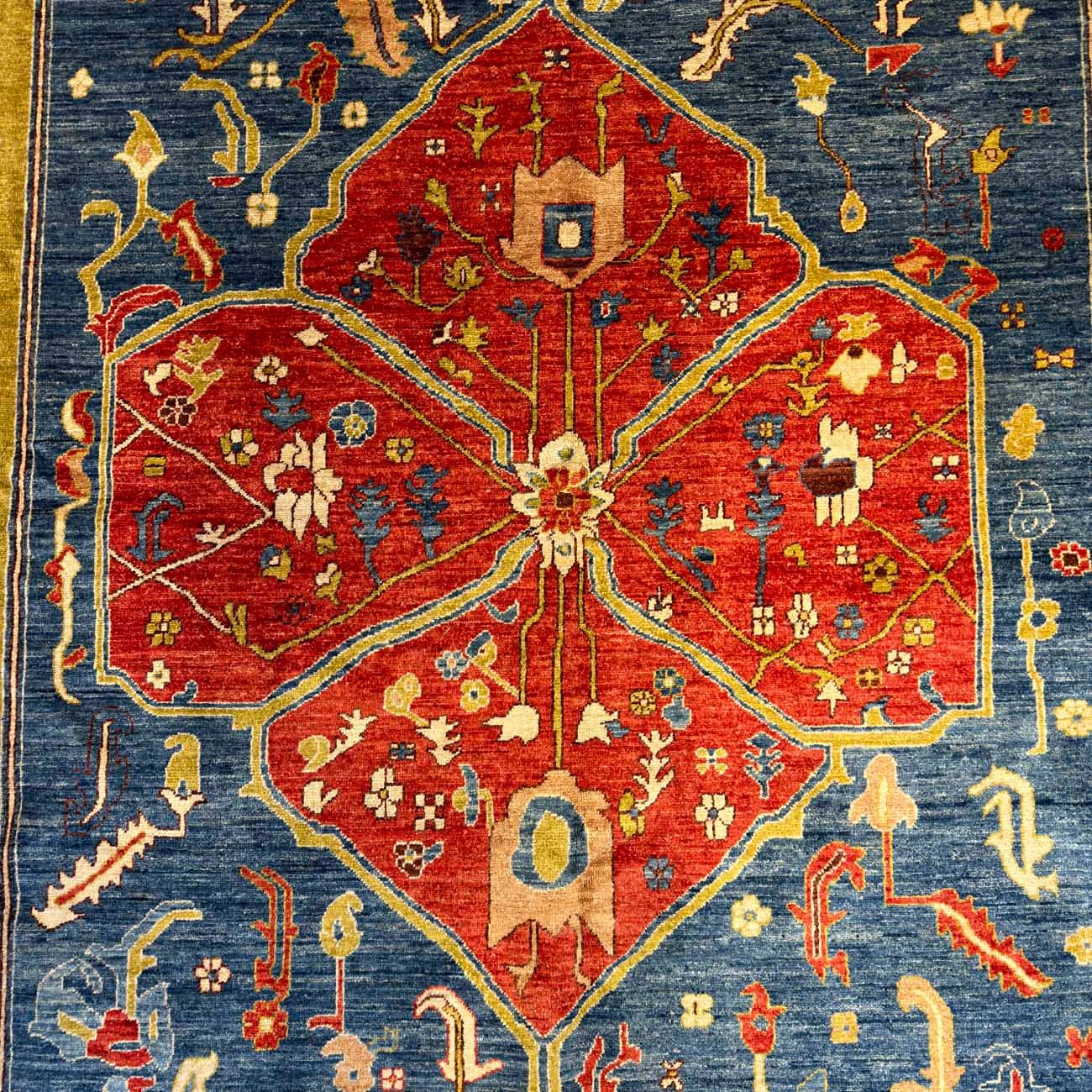 El Dokuma Sarapi İran Yün Halı (305x425 cm) - Görsel 3