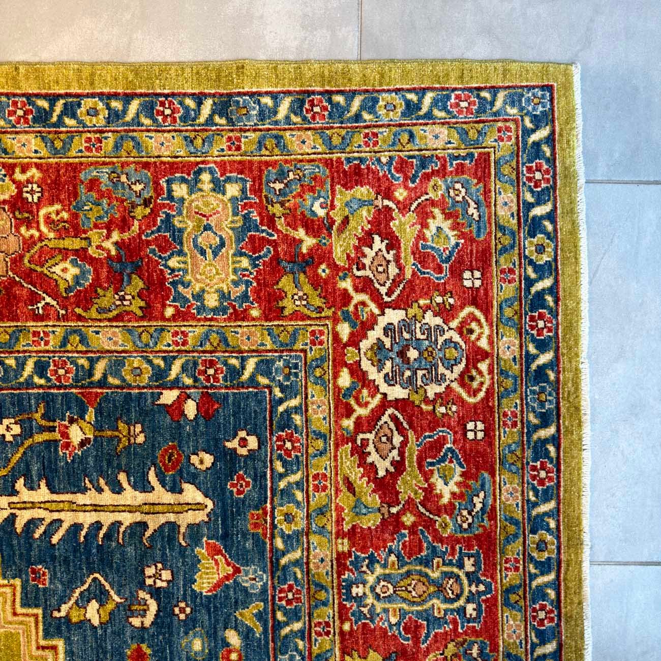 El Dokuma Sarapi İran Yün Halı (305x425 cm) - Görsel 8