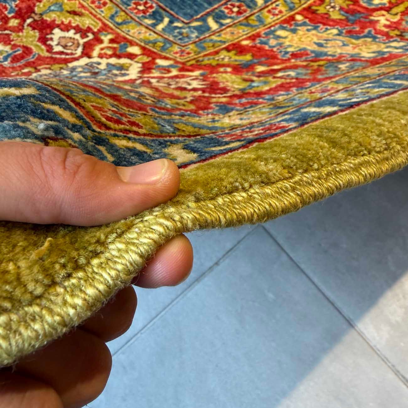 El Dokuma Sarapi İran Yün Halı (305x425 cm) - Görsel 10