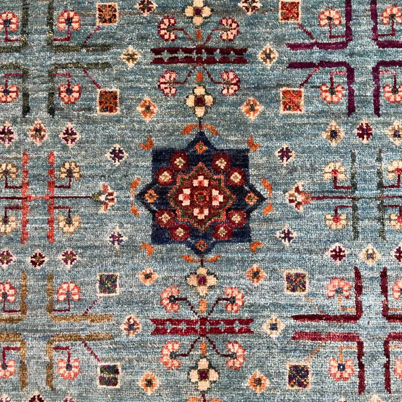 El Dokuma Buhara Türkmen Kabile Yün Halı (210x315 cm) - Görsel 2