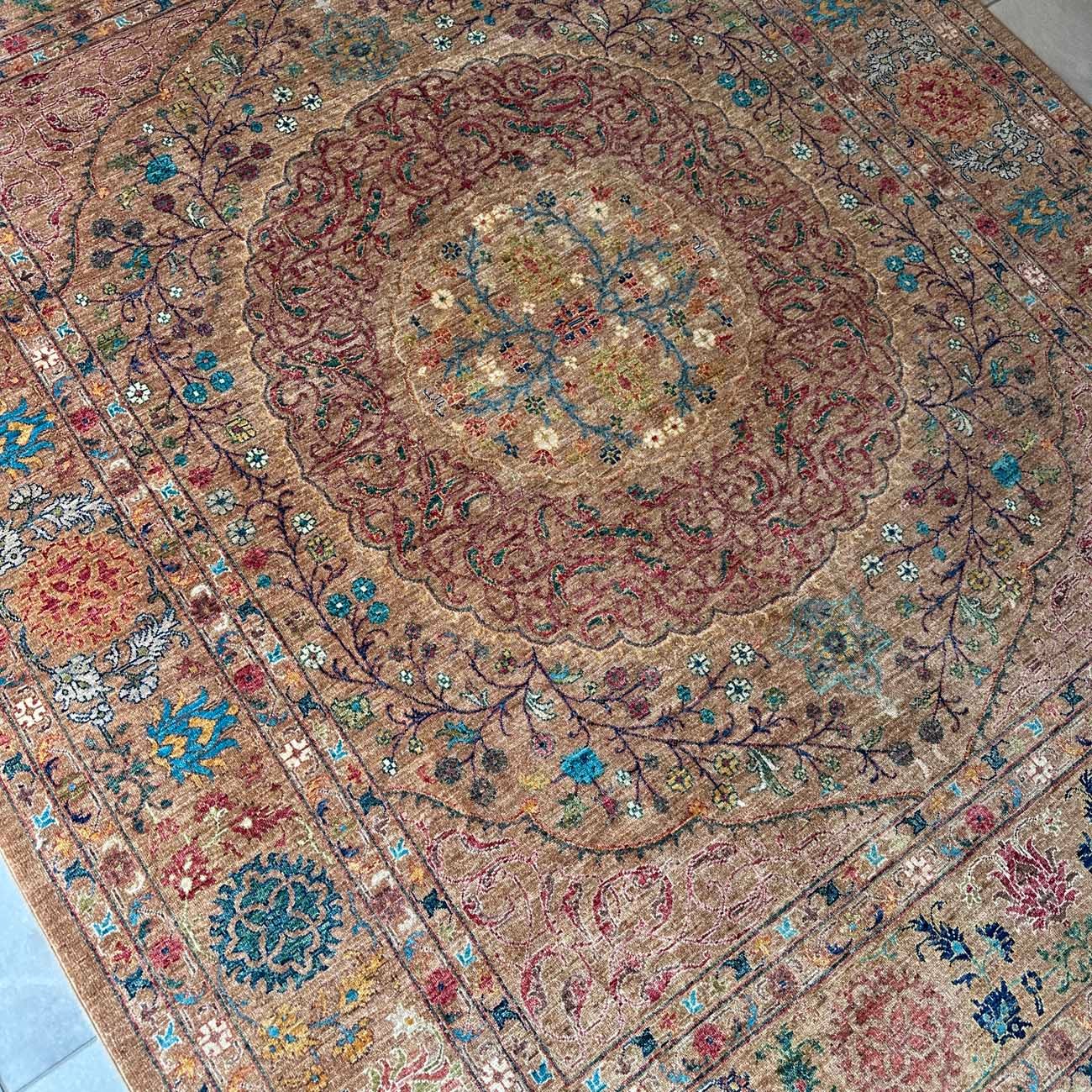 El Dokuma Premium Sundoz Yün Halı (210x250 cm) - Görsel 7