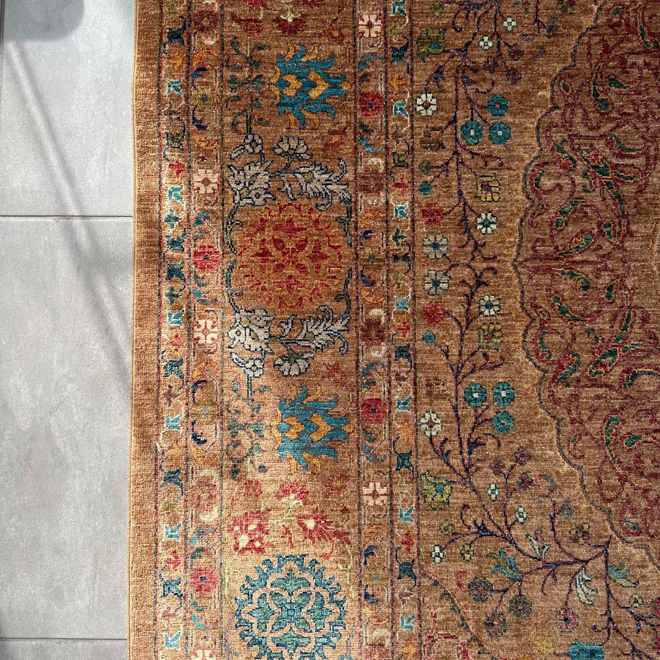 El Dokuma Premium Sundoz Yün Halı (210x250 cm) - Görsel 3
