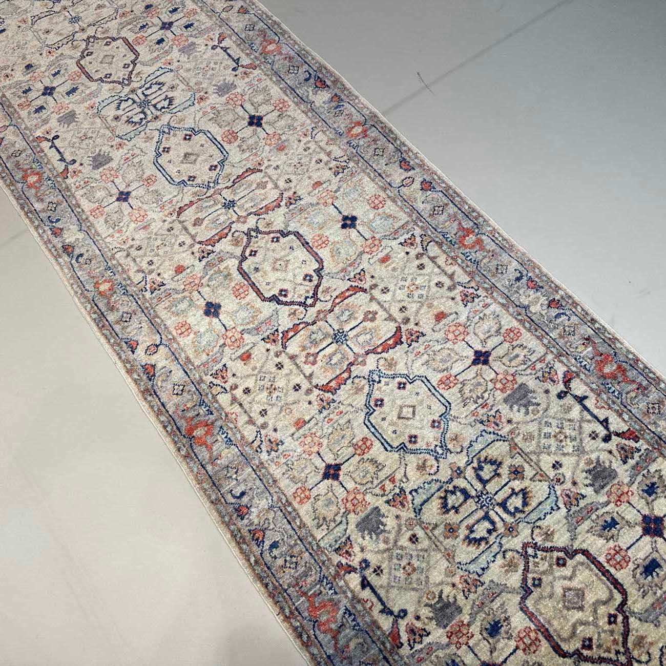 El Dokuma Uşak Yün Yolluk Halı (85x370 cm) - Görsel 7