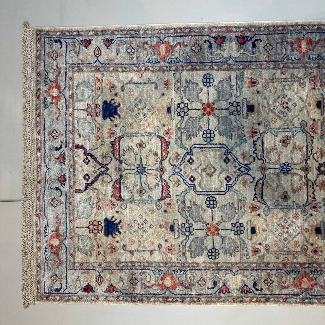 El Dokuma Uşak Yün Yolluk Halı (85x370 cm) - Görsel 3
