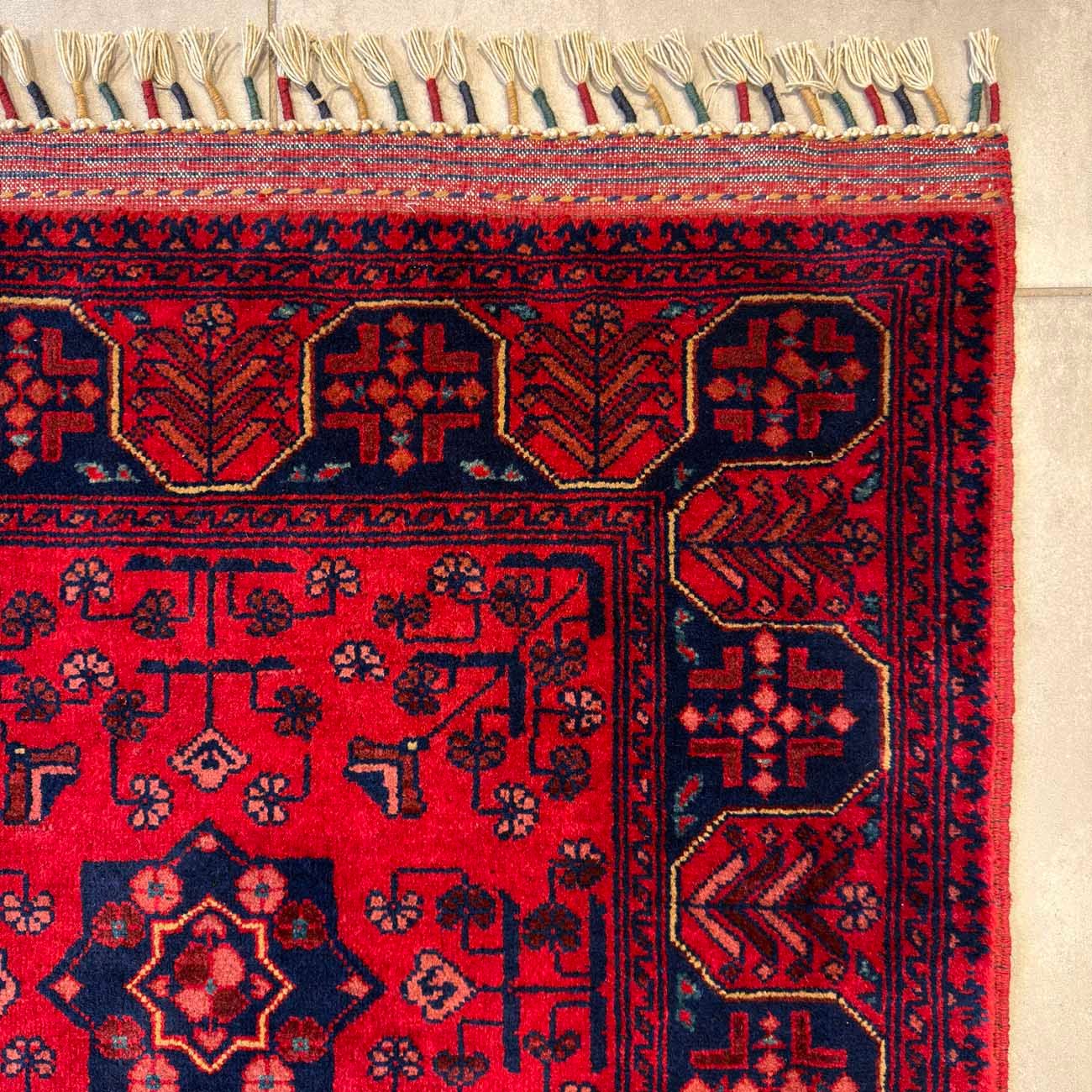 El Dokuma Türkmen Yün Halı (120x180 cm) - Görsel 3