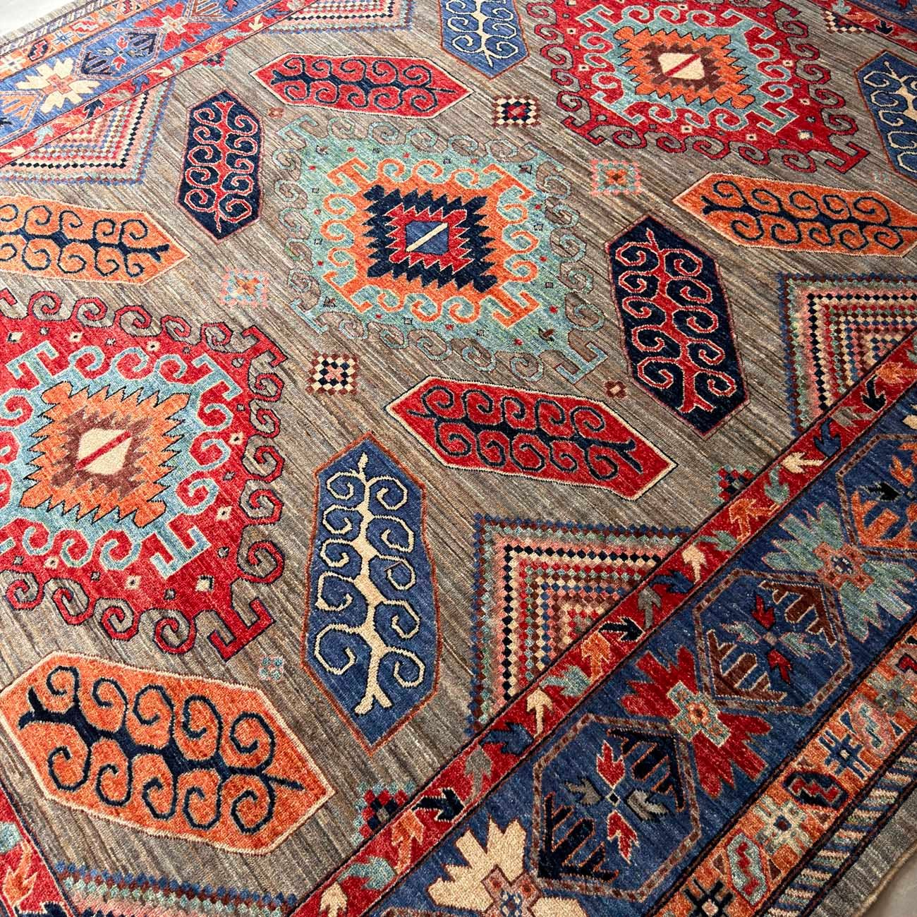 El Dokuma İran Kaşkai Yün Halı (250x310 cm) - Görsel 8