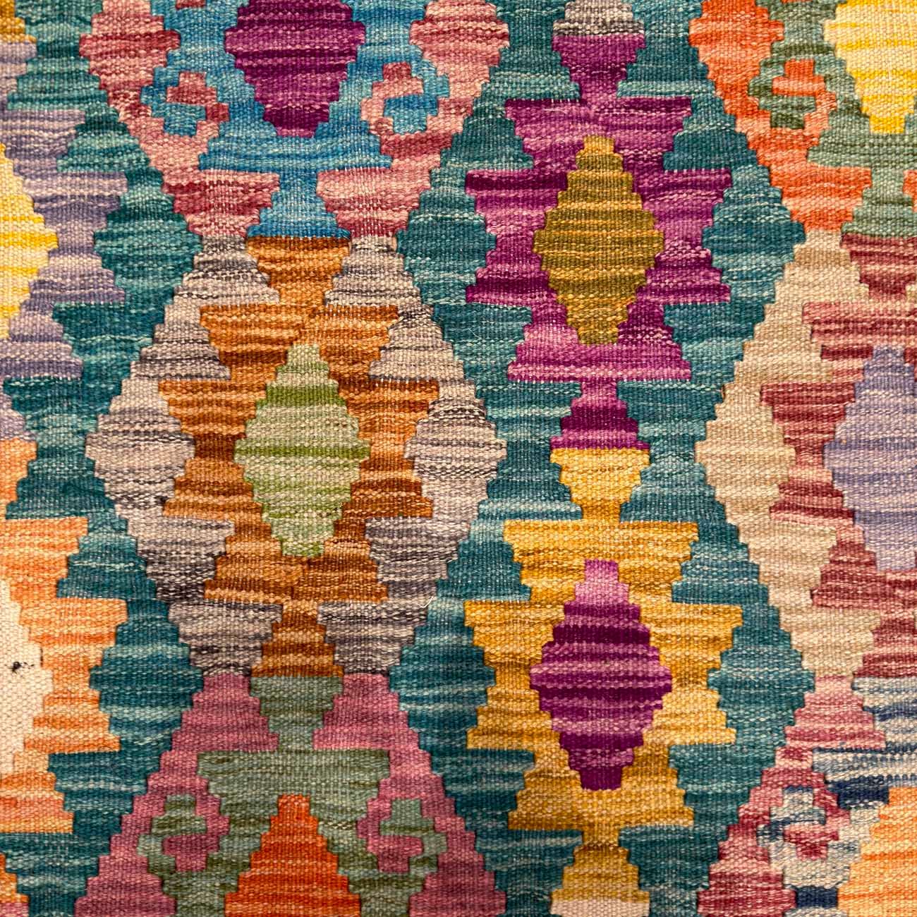 El Dokuma Anadolu Desenli Yün Kilim (195x300 cm) - Görsel 2
