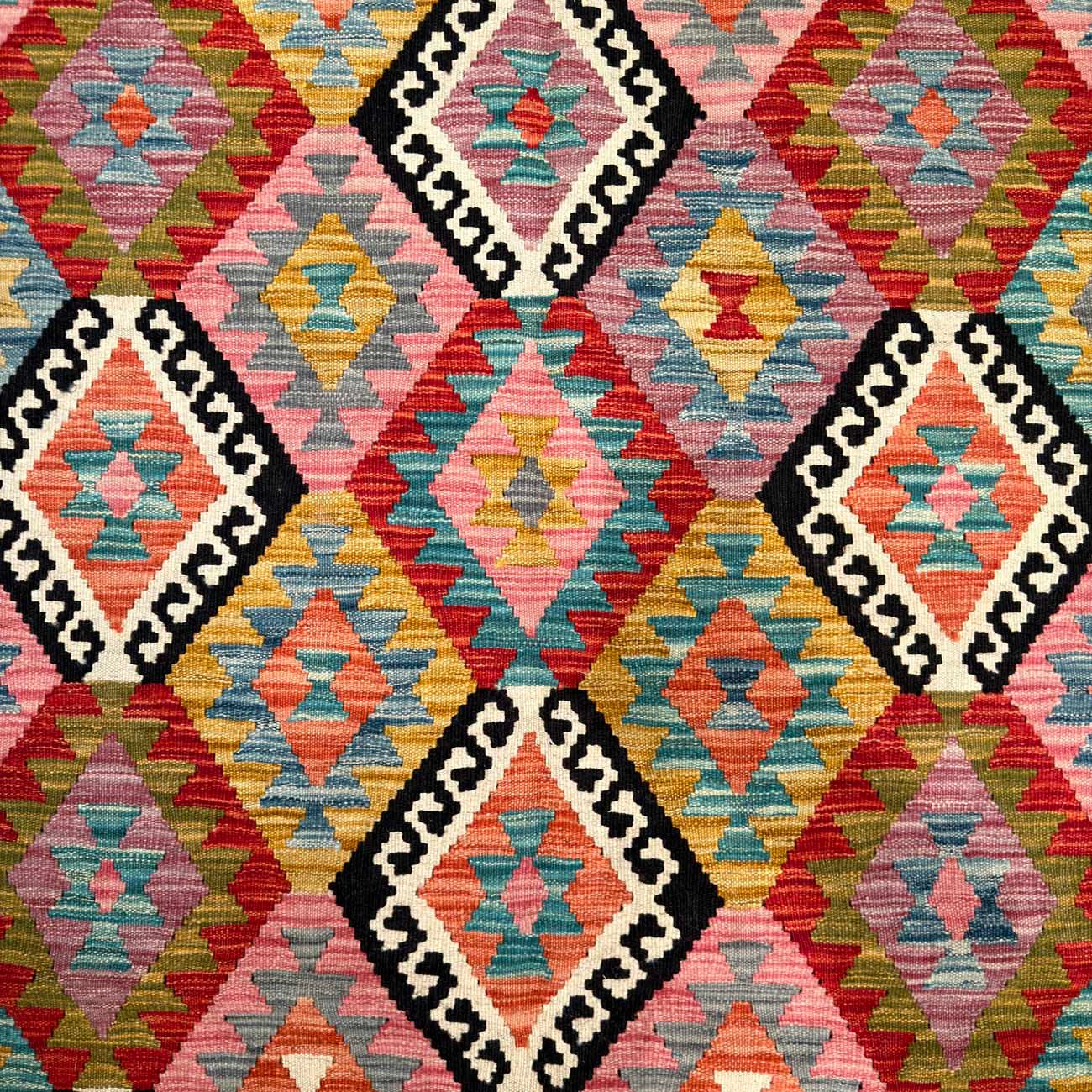 El Dokuma Anadolu Desenli Yün Kilim (150x200 cm) - Görsel 2