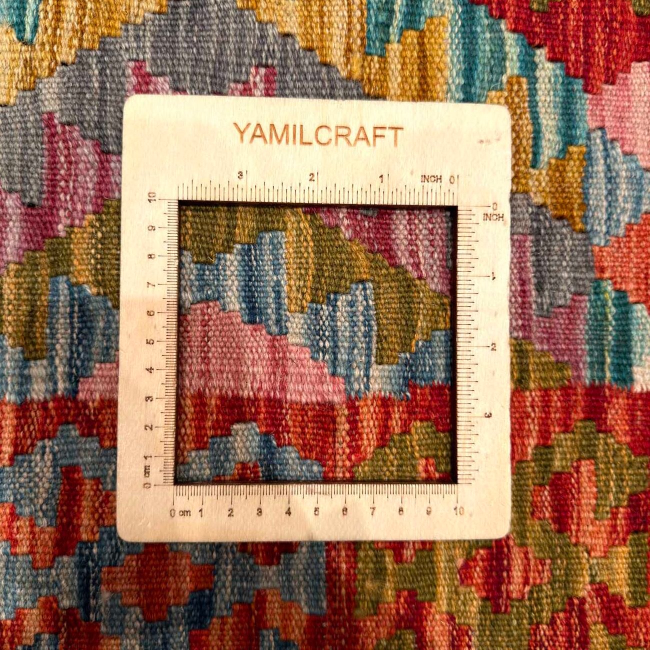 El Dokuma Anadolu Desenli Yün Kilim (150x200 cm) - Görsel 6