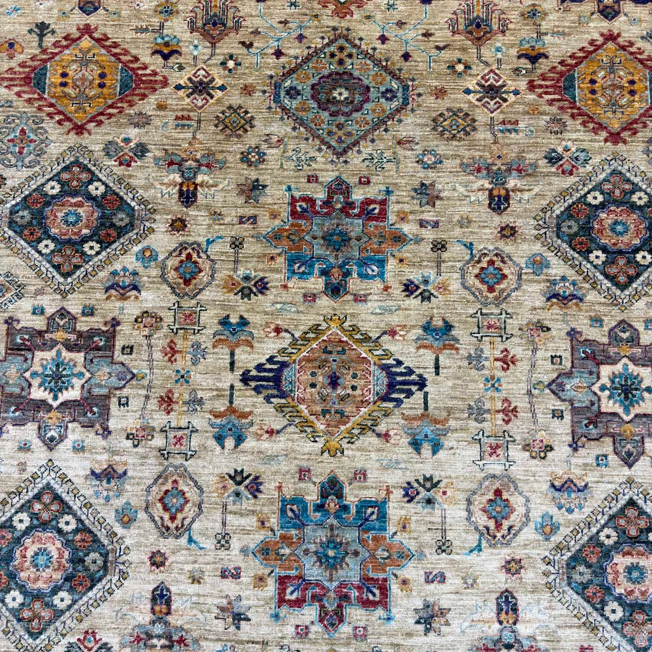 El Dokuma Veziri Kabile Yün Halı (170x240 cm) - Görsel 3