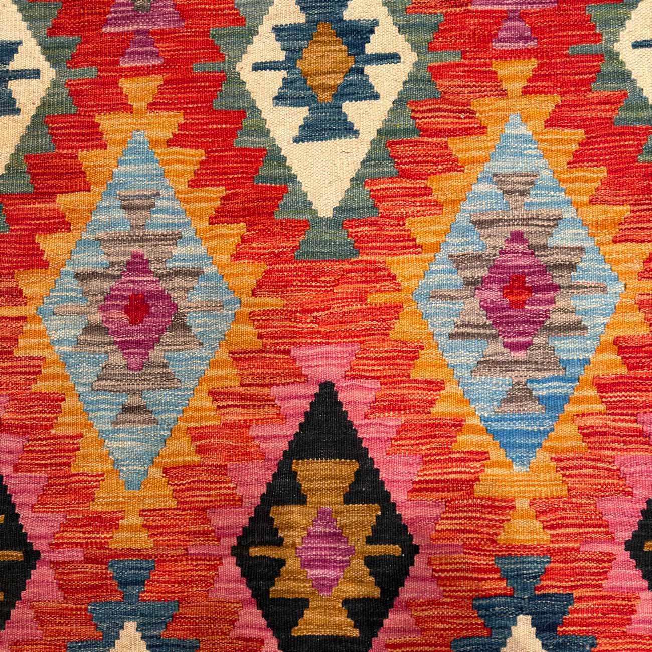 El Dokuma Anadolu Desenli Yün Kilim (200x305 cm) - Görsel 3