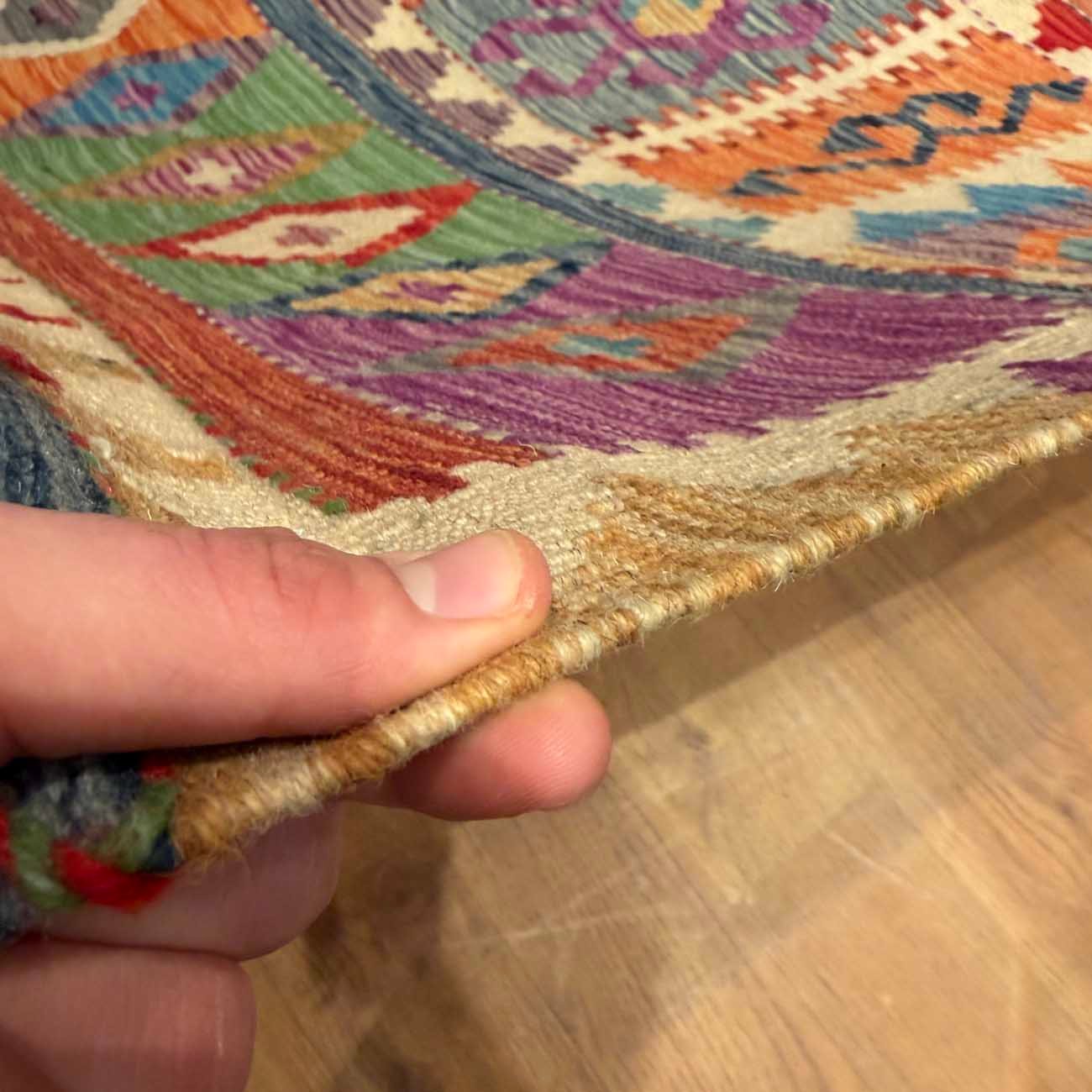 El Dokuma Anadolu Desenli Yün Kilim (200x300 cm) - Görsel 8