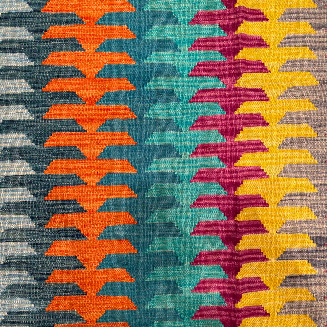 El Dokuma Anadolu Desenli Yün Kilim (170x245 cm) - Görsel 3