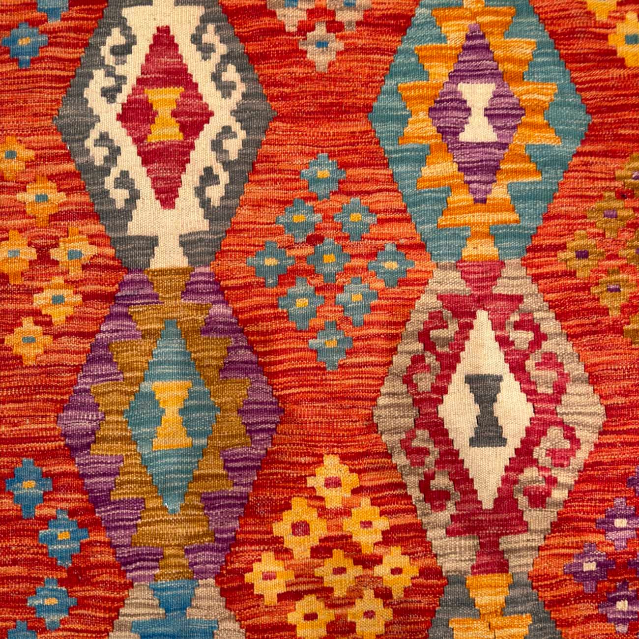 El Dokuma Anadolu Desenli Yün Kilim (175x230 cm) - Görsel 3