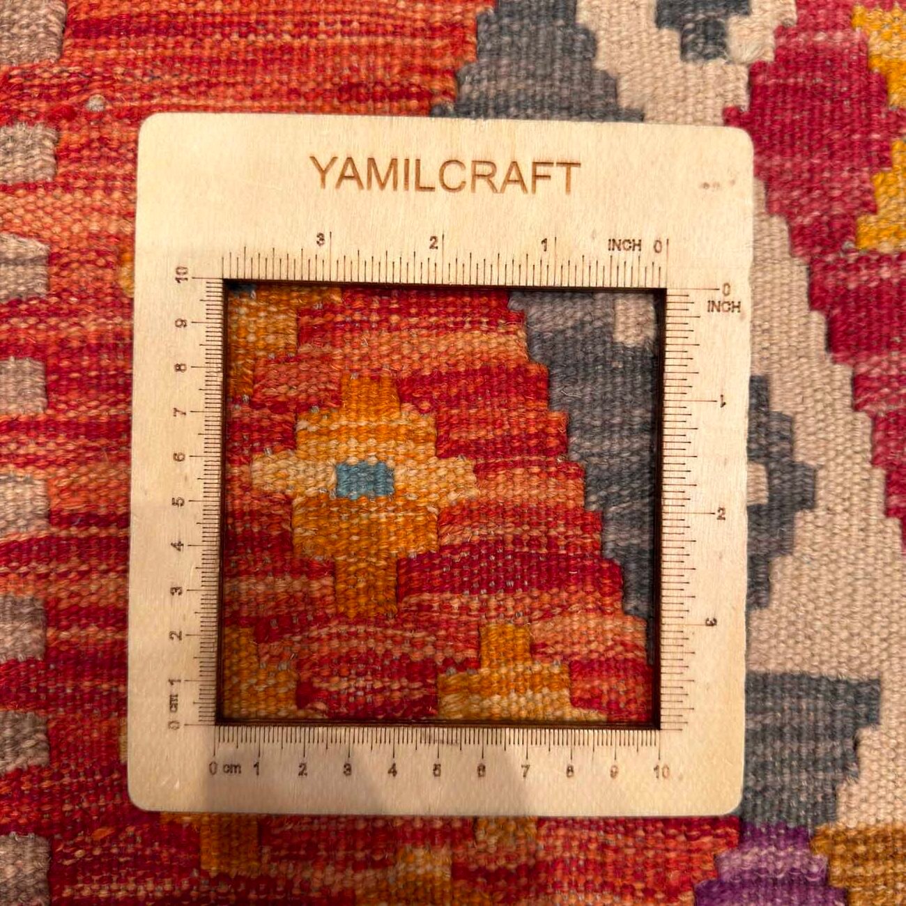 El Dokuma Anadolu Desenli Yün Kilim (175x230 cm) - Görsel 5