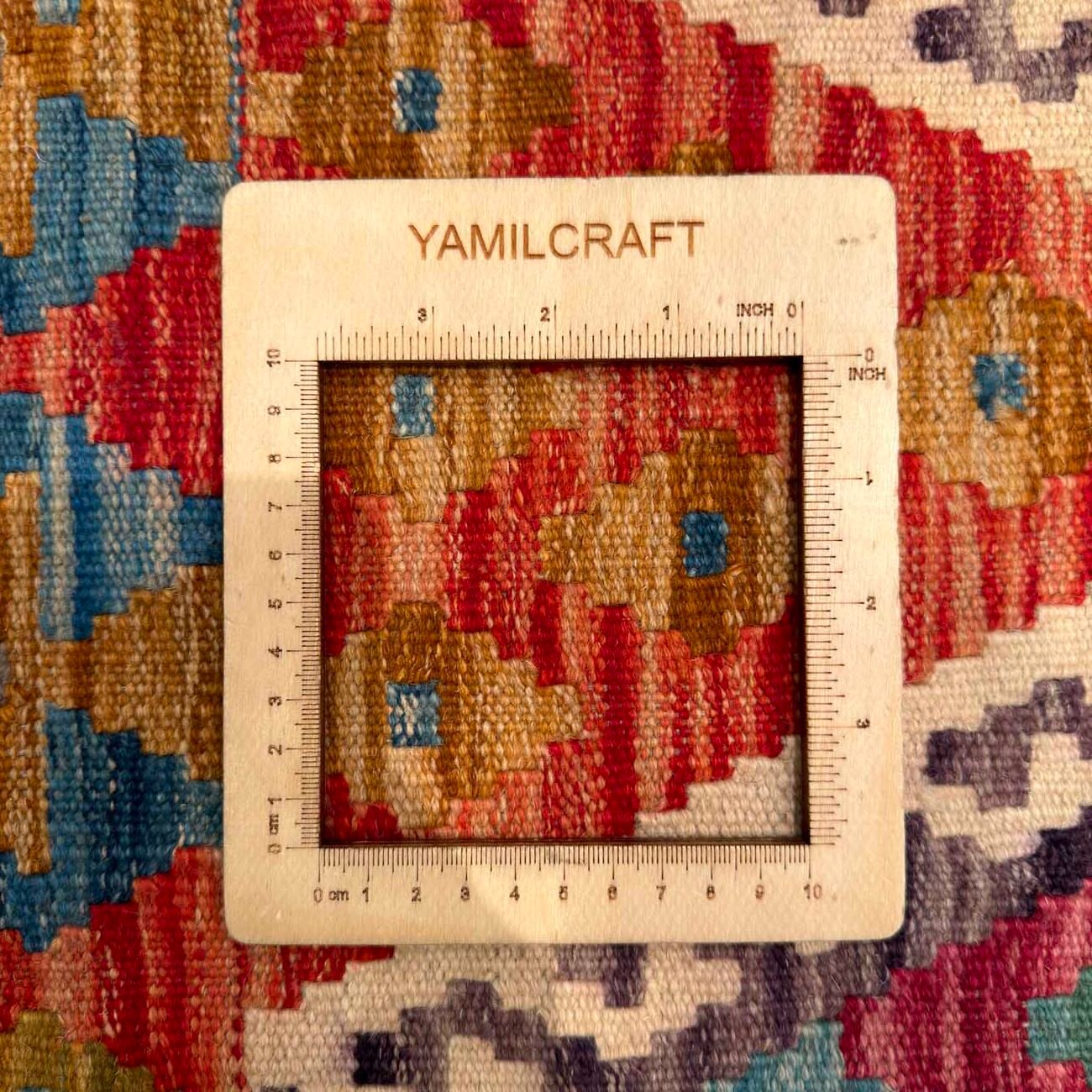 El Dokuma Anadolu Desenli Yün Kilim (175x235 cm) - Görsel 5
