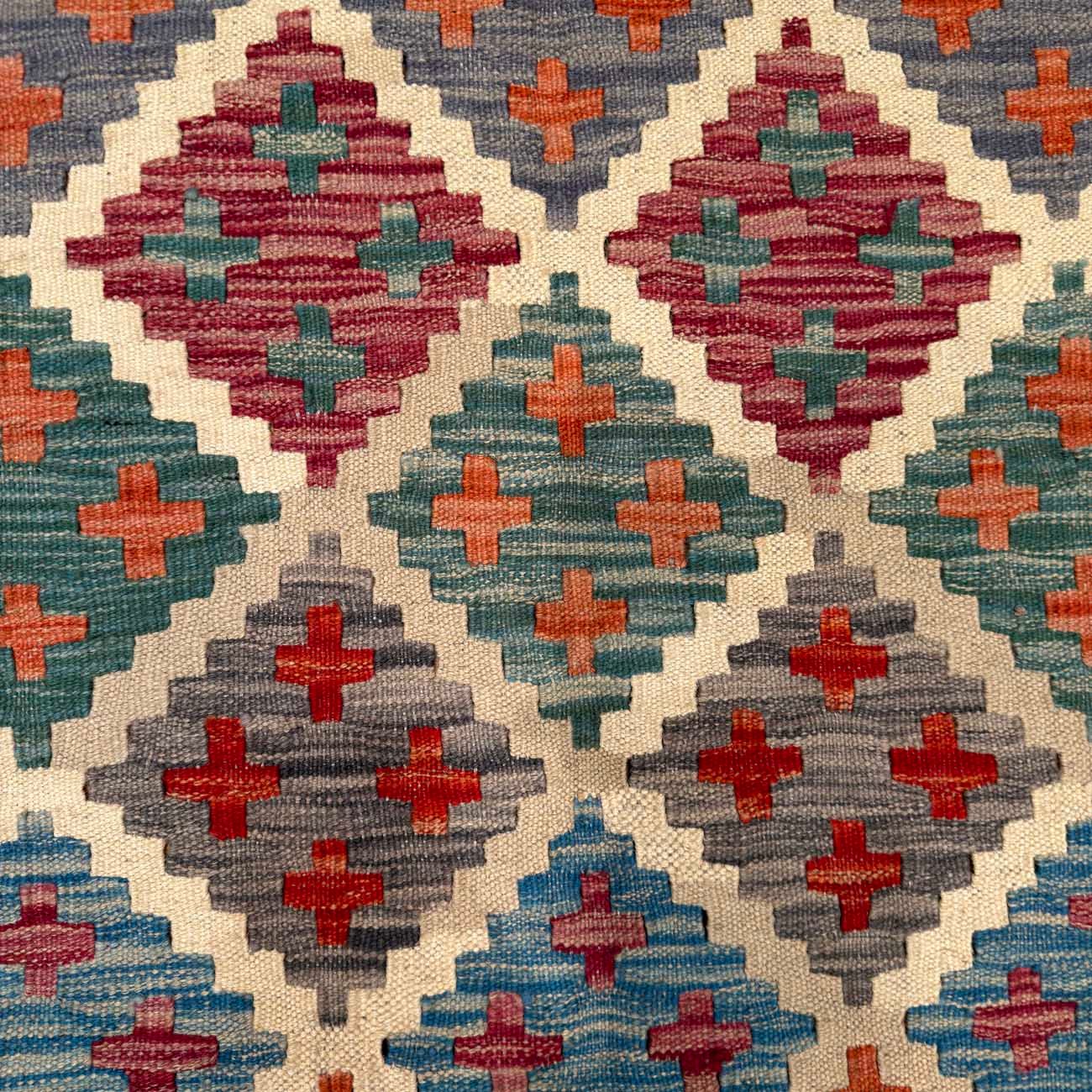 El Dokuma Anadolu Desenli Yün Kilim (150x200 cm) - Görsel 3