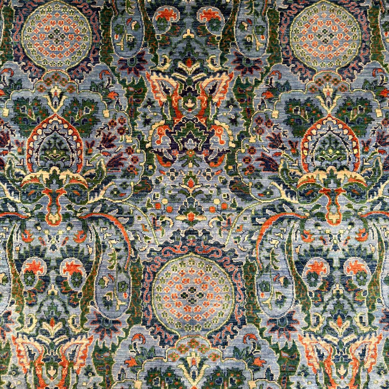 El Dokuma Özel Tasarım Kabile Yün Halı (175x240 cm) - Görsel 2
